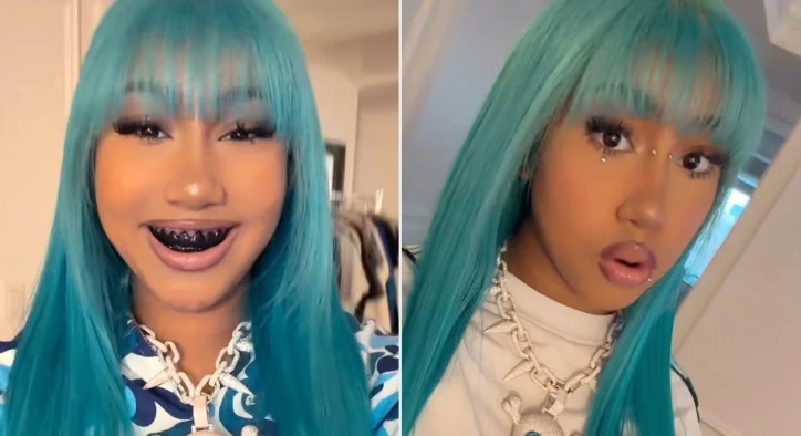 North West Teeth Journey: Braces, Diamonds, and Black Smile